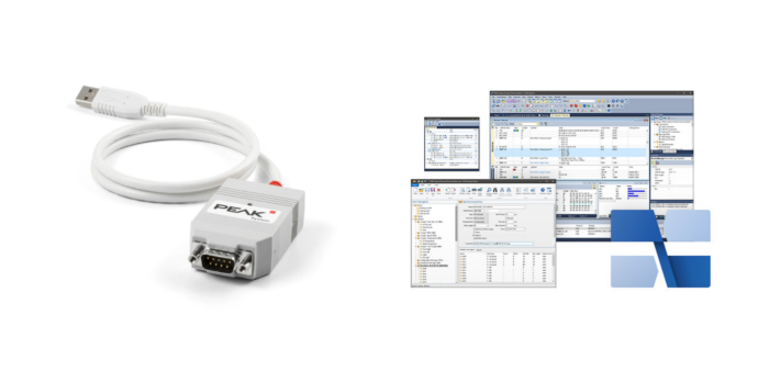 PCAN USB Cable and Peak Explorer 6 interface